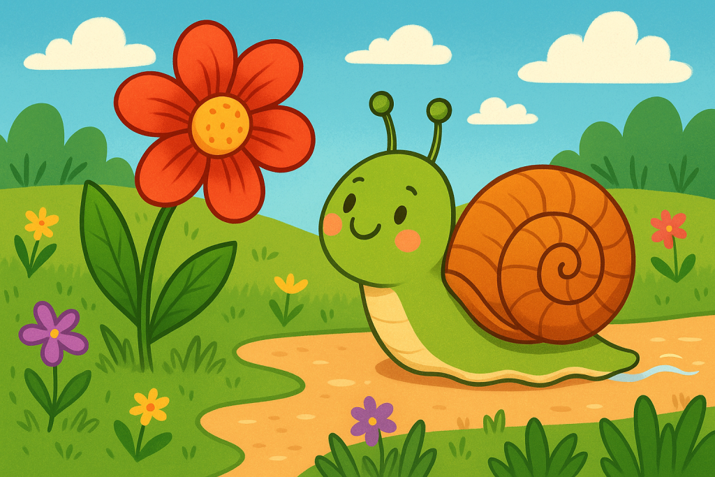 cuento el caracol y la flor para bebés