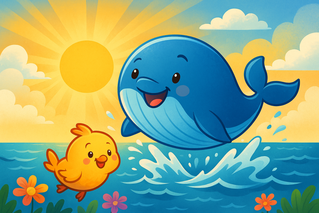 cuento la ballena saltarina para bebés