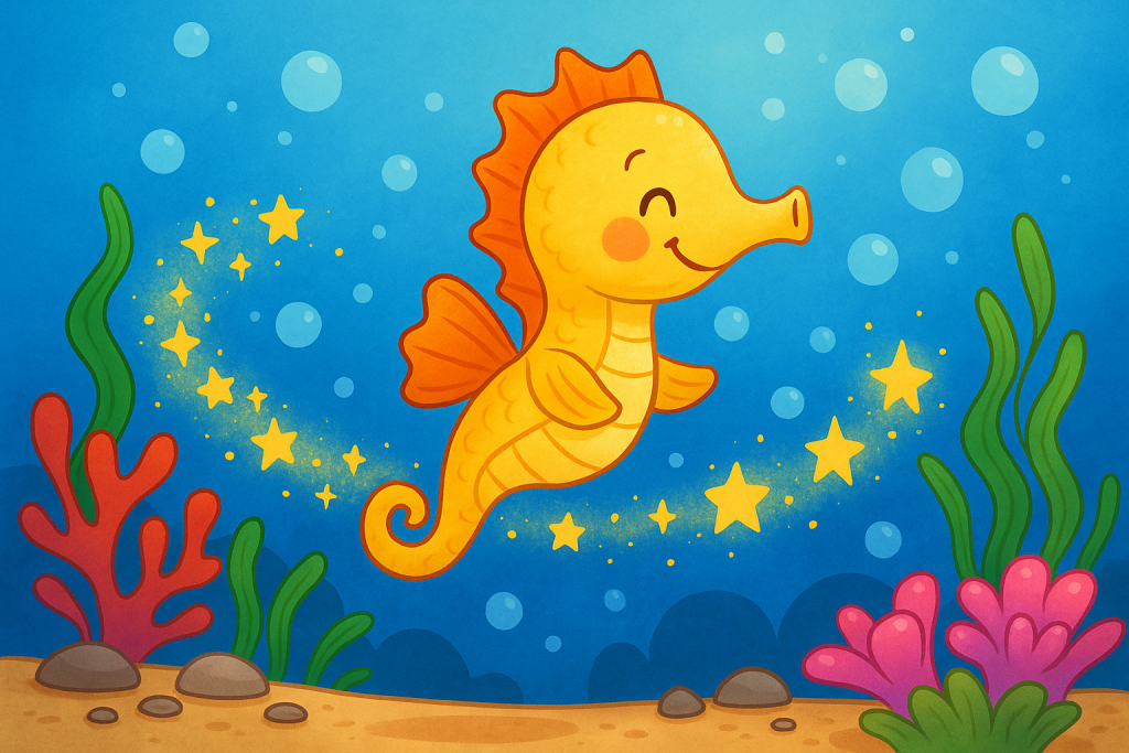 cuento el caballito de mar mágico para bebés