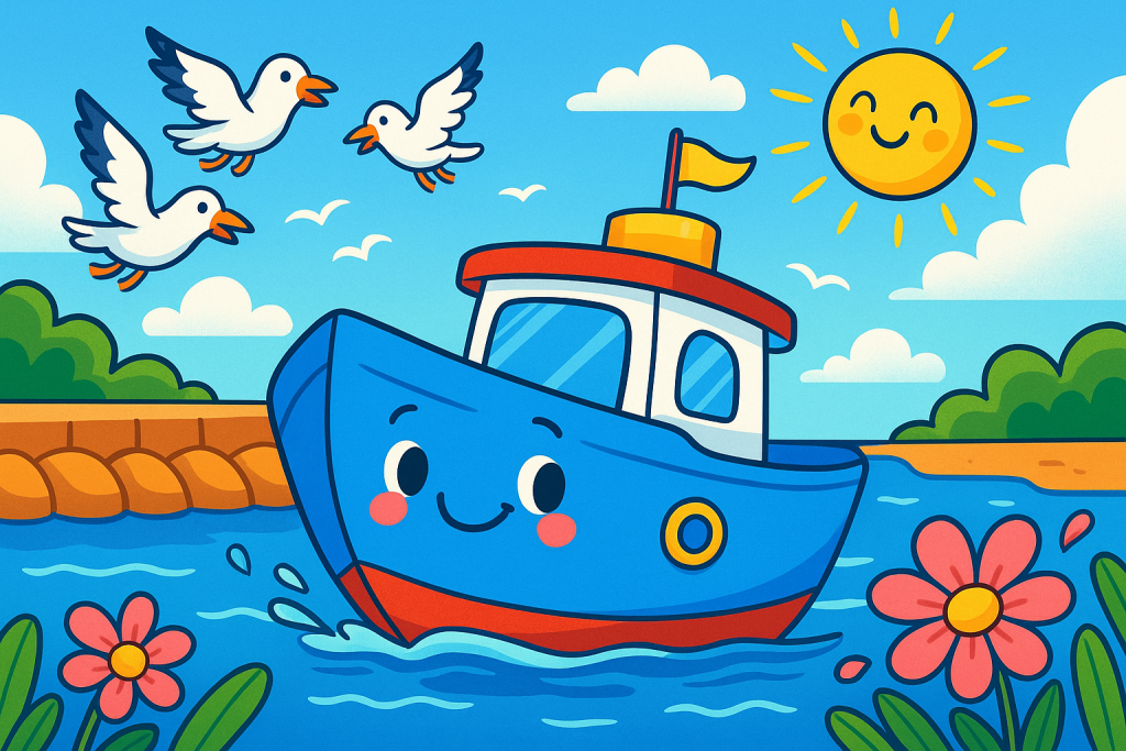 cuento el barquito azul para bebés