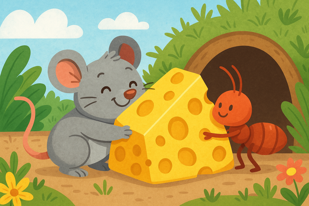 el ratón y su queso