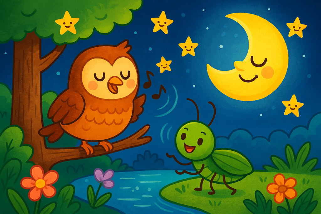 cuento los amigos de la noche para bebés