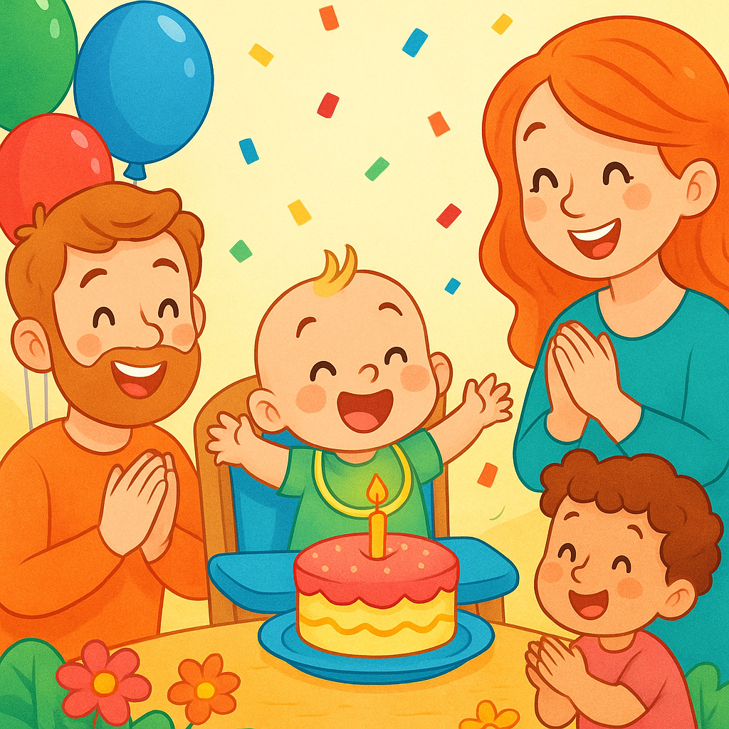 cuento mi primer cumpleaños para bebés