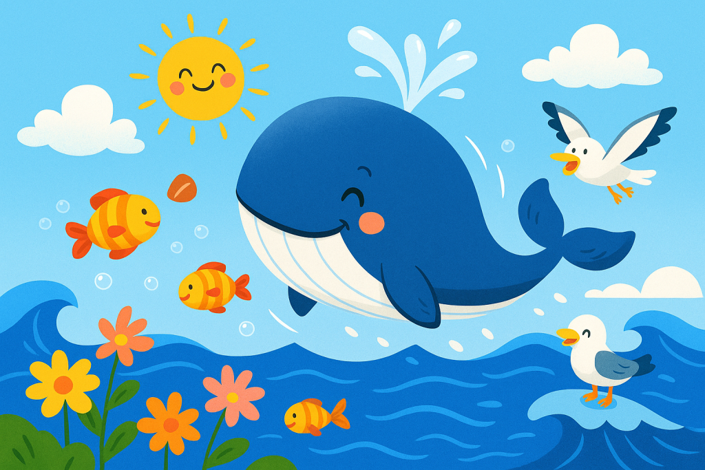 cuento la ballena saltarina para bebés