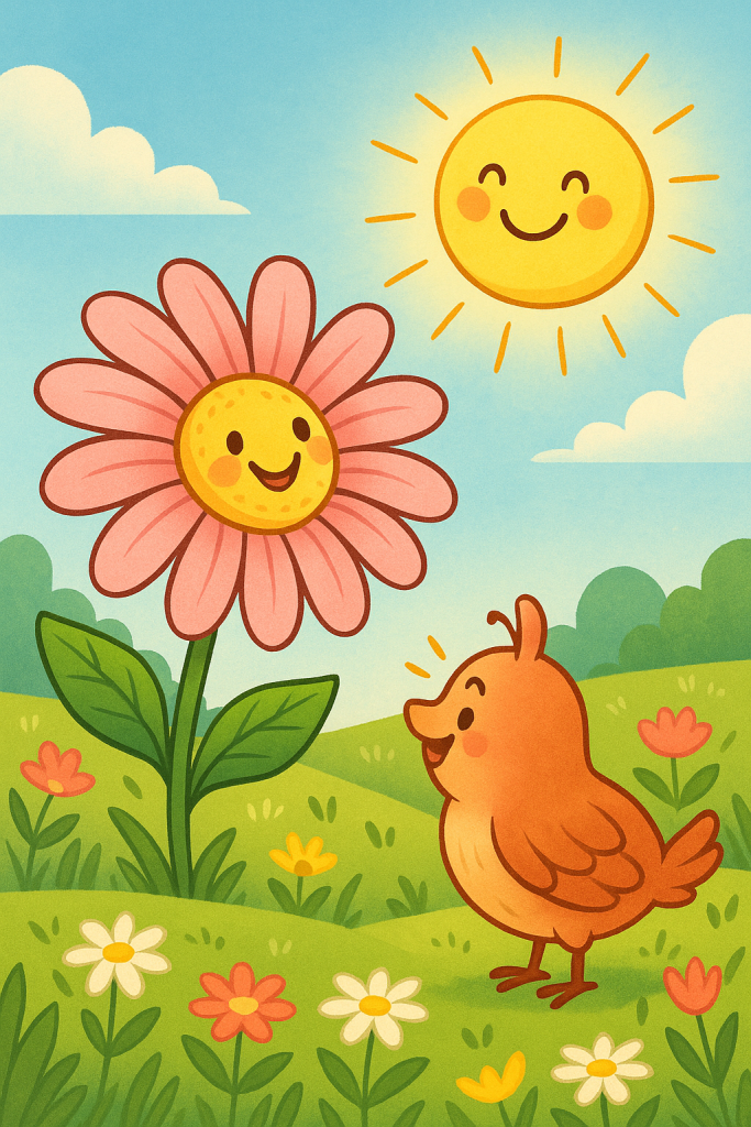 cuento la flor y el sol para bebés