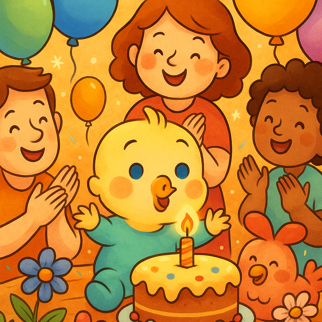 cuento mi primer cumpleaños para bebés