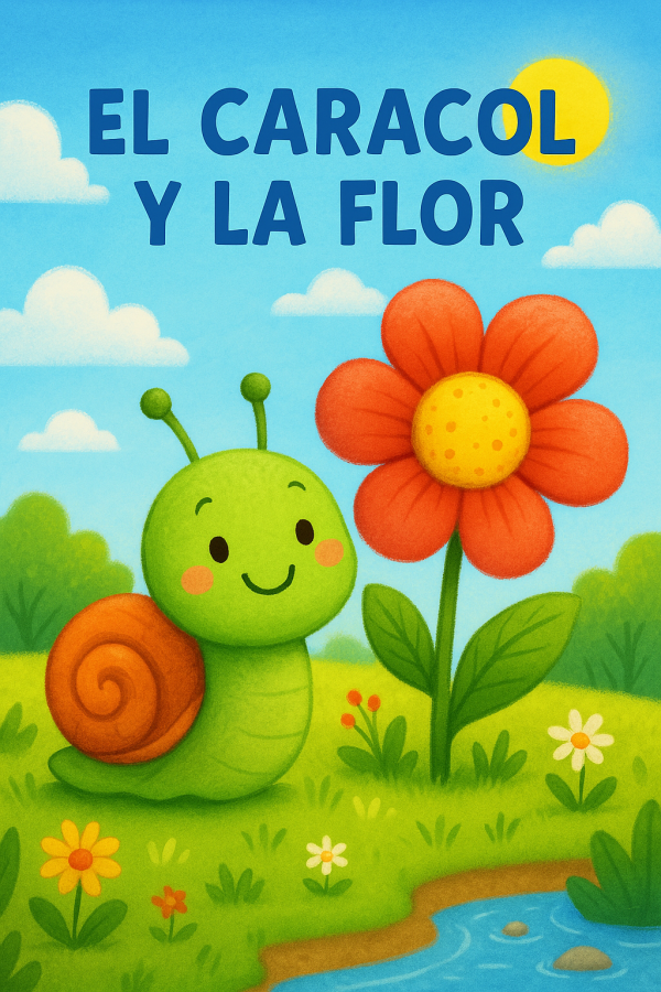 el caracol y la flor