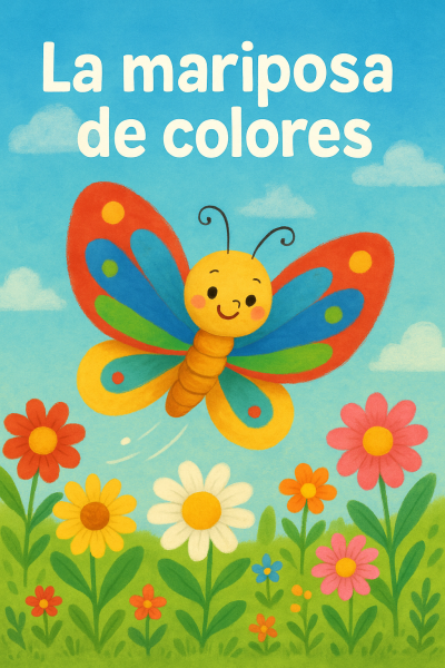 la mariposa de colores
